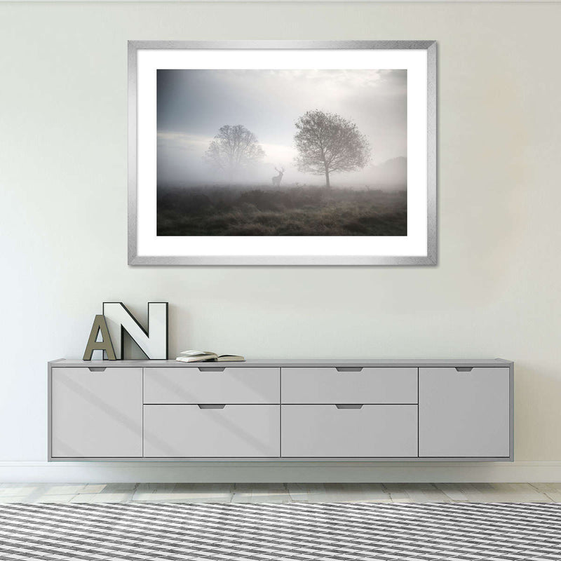 Hunting at Dusk Wall Art
