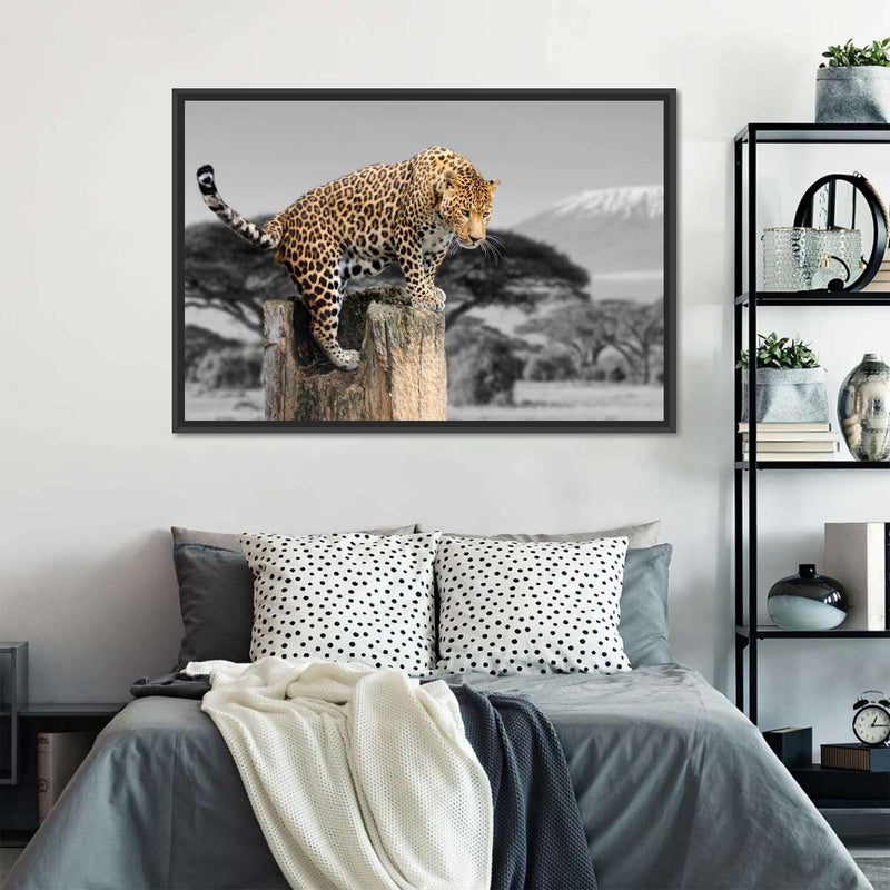 Pop African Leopard Wall Art