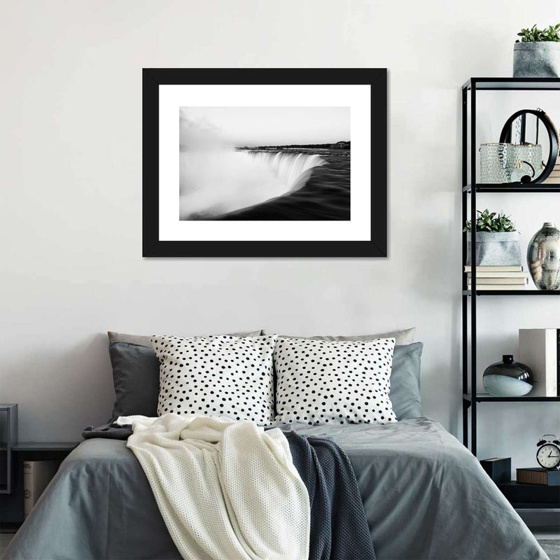 Monochromatic Niagara Falls Wall Art