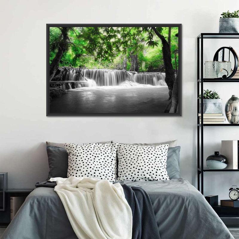 Pop Tropical Waterfall Wall Art