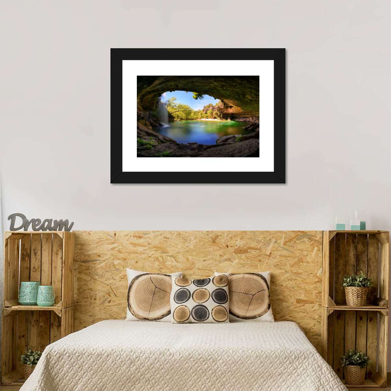 Hamilton Pool And Waterfall Wall Art