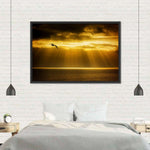 Golden Ocean Sky Wall Art