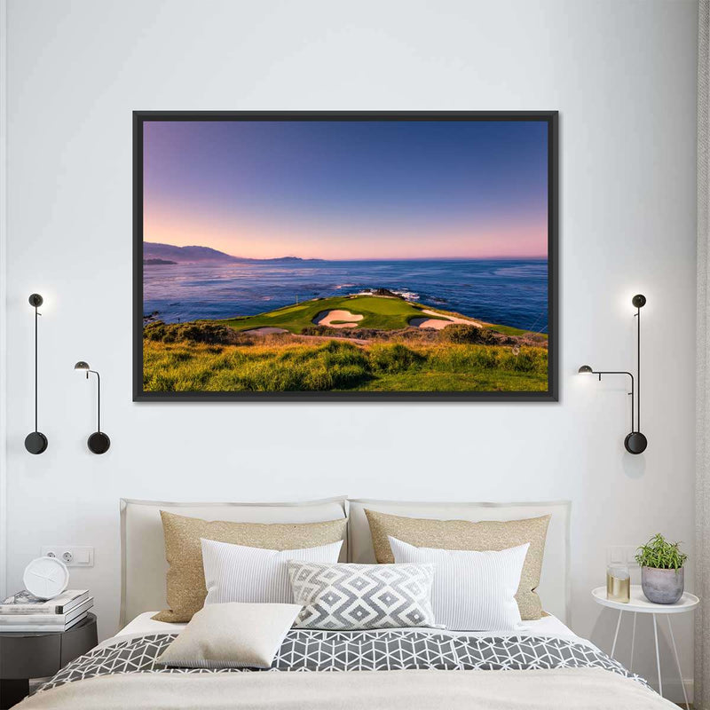 Pebble Beach Blue Sky Wall Art