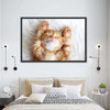 Sleepy Kitty Wall Art