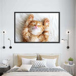 Sleepy Kitty Wall Art