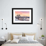 Skiing On Snowy Mountain Wall Art
