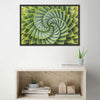 Spiral Succulent Wall Art