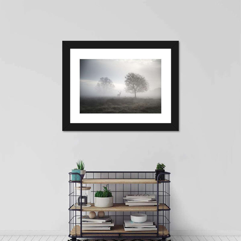 Hunting at Dusk Wall Art