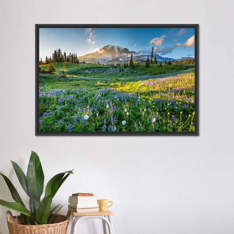 Springtime At Mount Rainier Wall Art