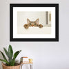 Peeking Young Cat Wall Art