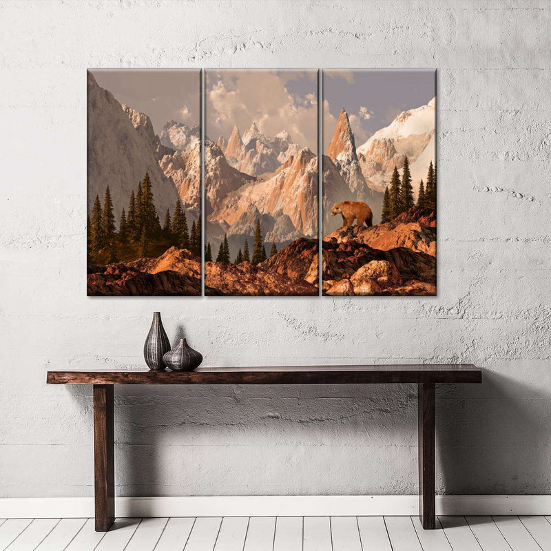 Rocky Mountain Bear Wall Art