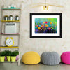 Rainbow Flowers Wall Art