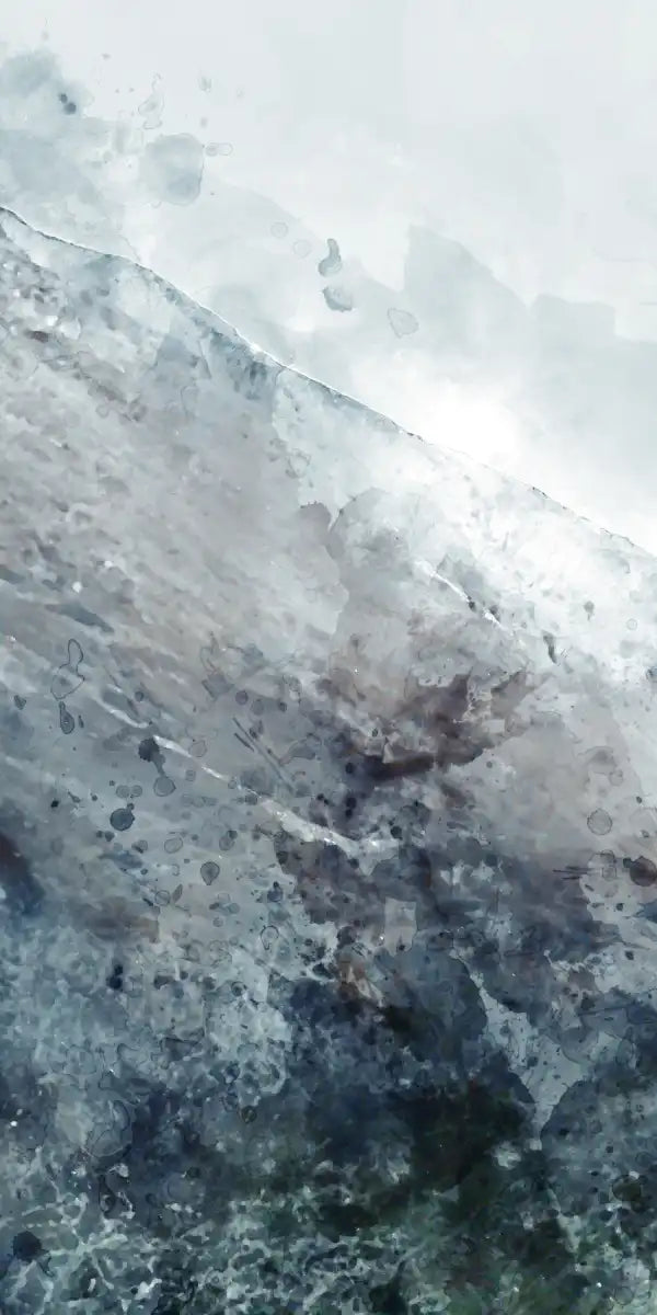 Ice Landscape Abstract Wall Art
