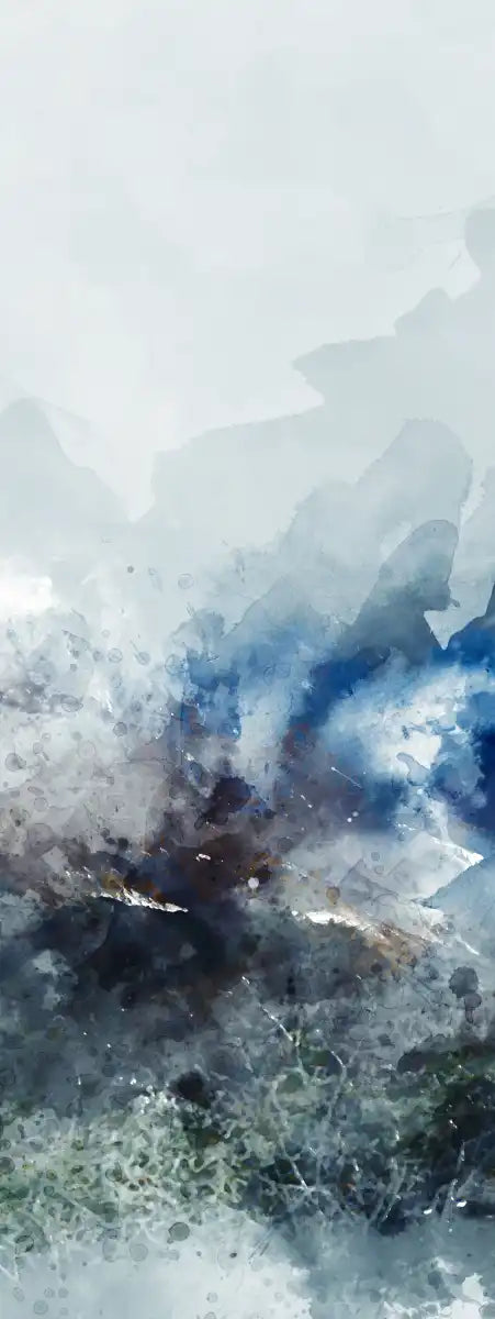 Ice Landscape Abstract Wall Art