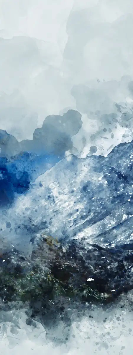 Ice Landscape Abstract Wall Art