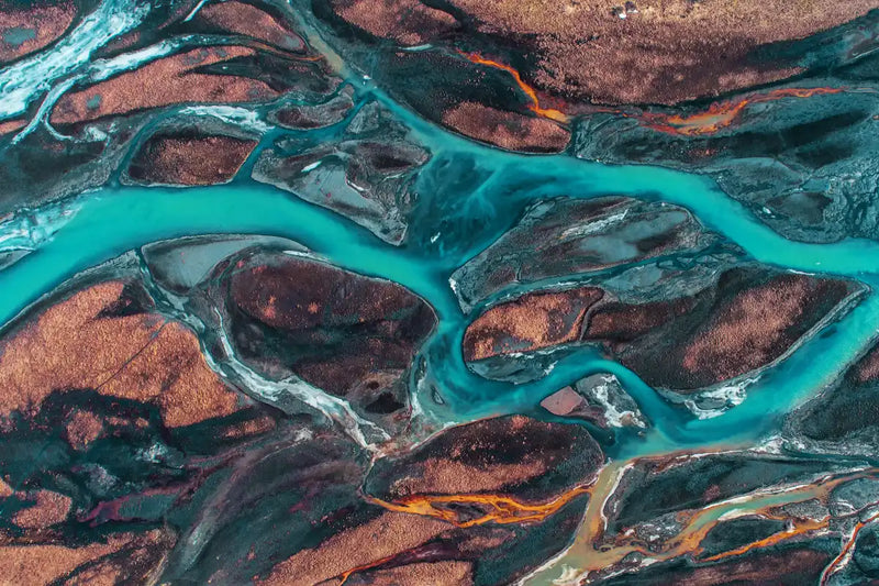 Icelandic River Wall Art