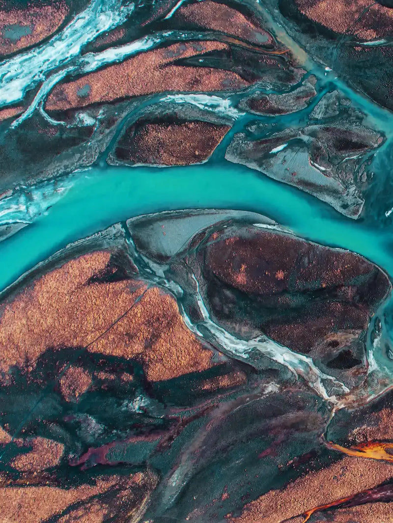 Icelandic River Wall Art
