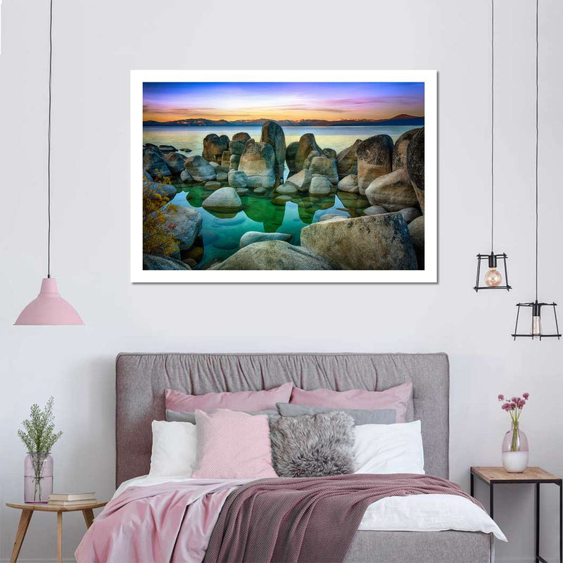 Rocks At Lake Tahoe Wall Art