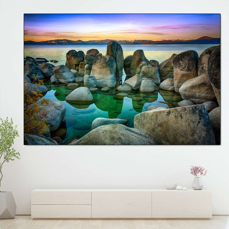 Rocks At Lake Tahoe Wall Art