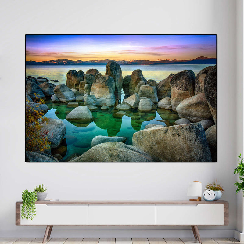 Rocks At Lake Tahoe Wall Art