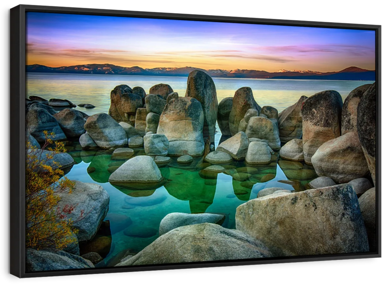 Rocks At Lake Tahoe Wall Art