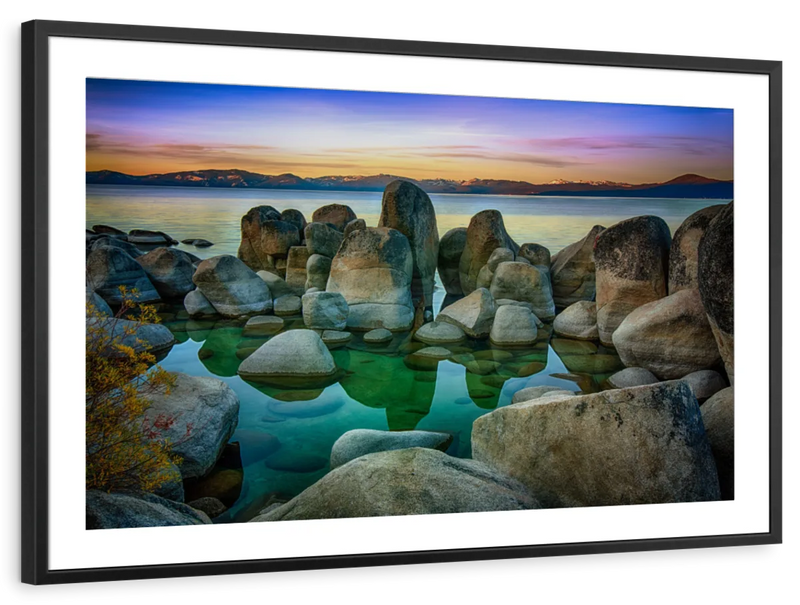 Rocks At Lake Tahoe Wall Art