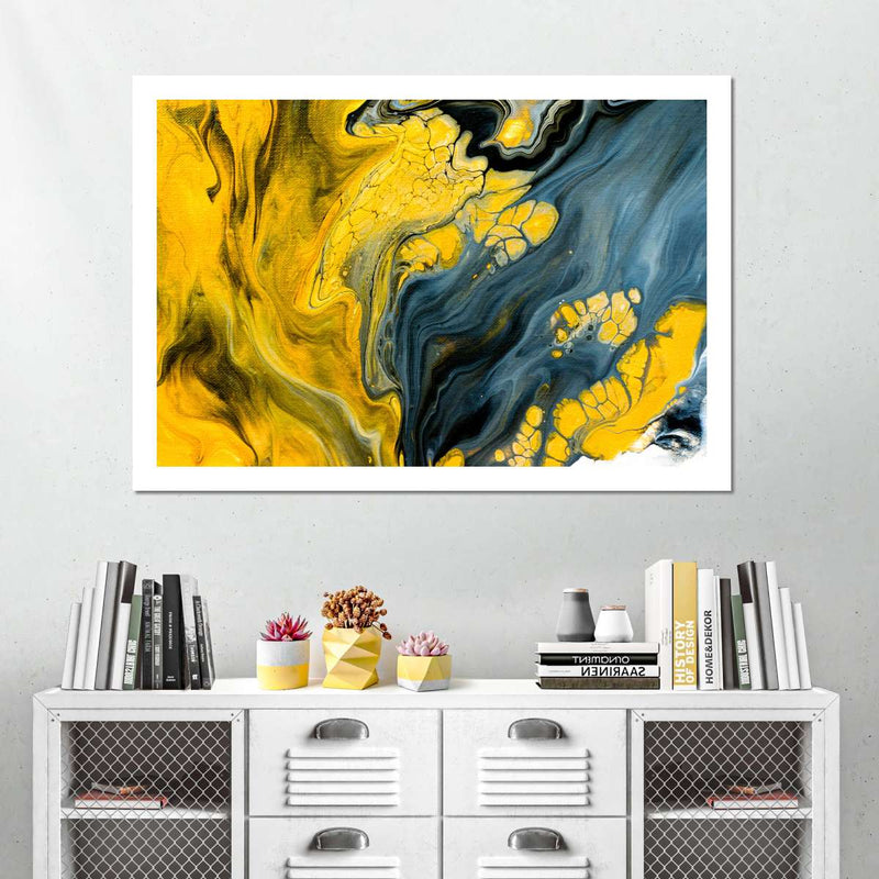 Marbled Abstract Wall Art