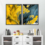 Marbled Abstract Wall Art