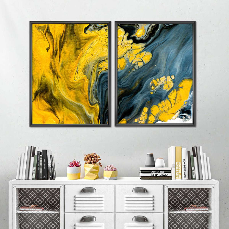 Marbled Abstract Wall Art