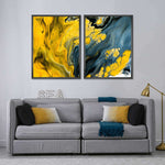 Marbled Abstract Wall Art