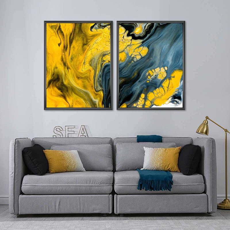 Marbled Abstract Wall Art