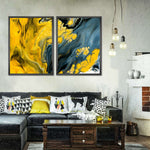 Marbled Abstract Wall Art