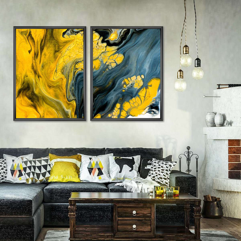 Marbled Abstract Wall Art