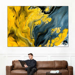 Marbled Abstract Wall Art