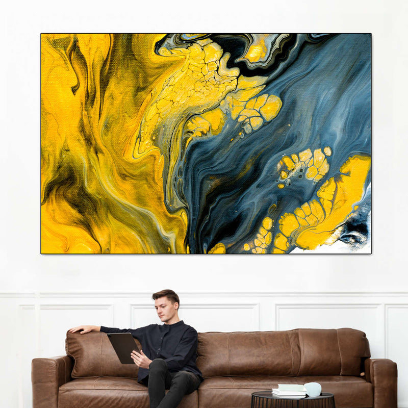 Marbled Abstract Wall Art