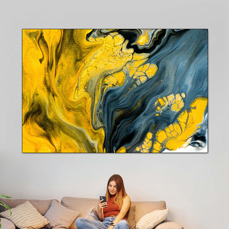 Marbled Abstract Wall Art