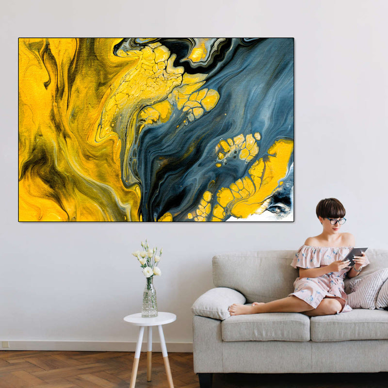 Marbled Abstract Wall Art