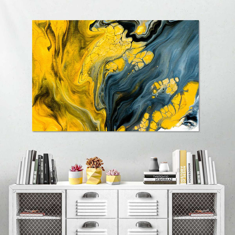 Marbled Abstract Wall Art