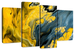 Marbled Abstract Wall Art