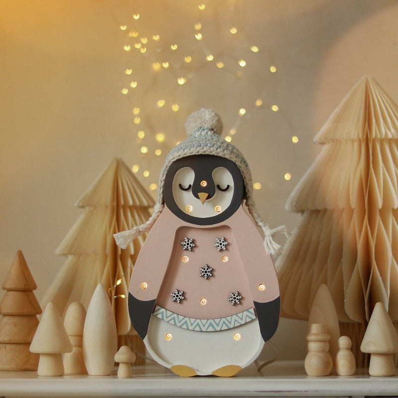 Little Lights Mini Holiday Penguin Lamp ~ Limited Edition