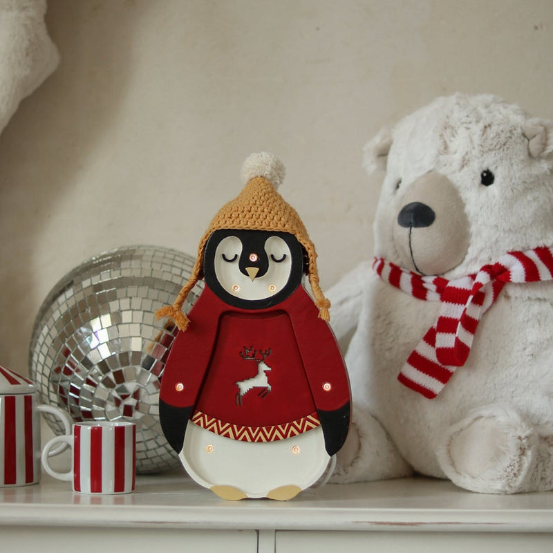 Little Lights Mini Holiday Penguin Lamp ~ Limited Edition