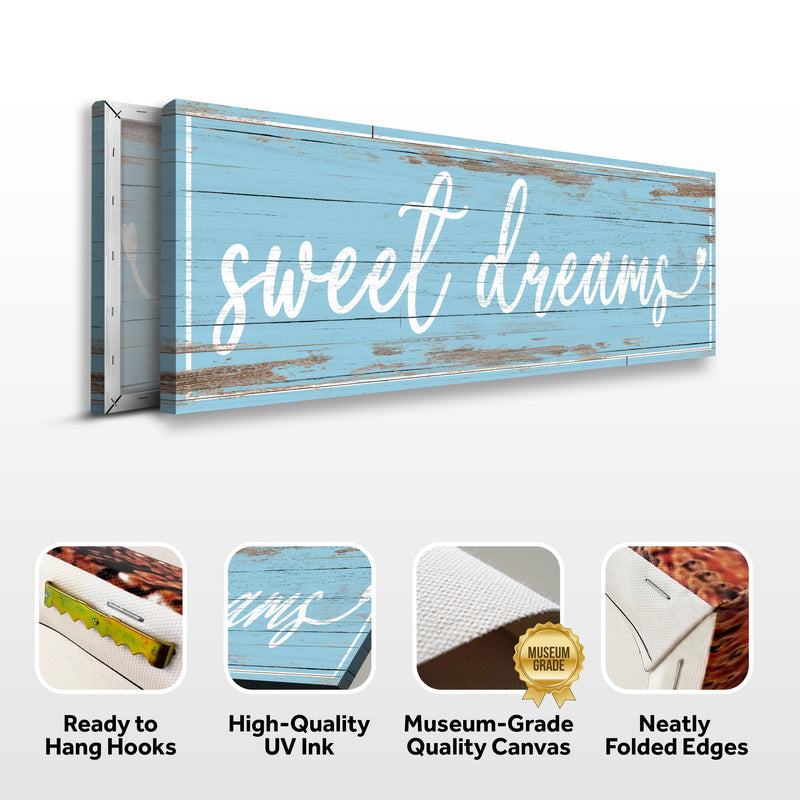 Sweet Dreams Bedroom Wall Sign