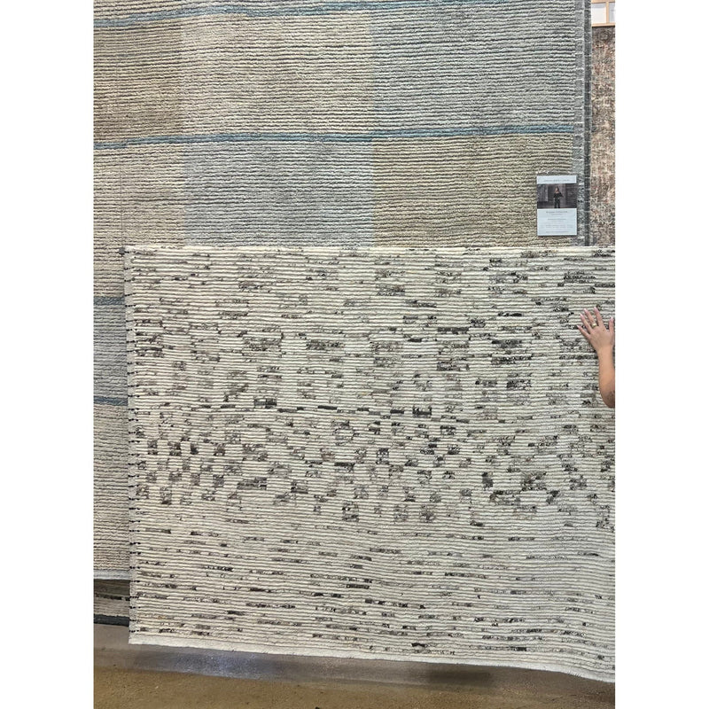 Amber Lewis x Loloi Briyana Natural / Granite Hand-Knotted Runner