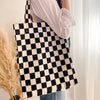 LIMITED EDITION: Checkered Tote Bag - Vertical