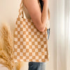 LIMITED EDITION: Checkered Tote Bag - Vertical