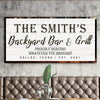 Backyard Bar & Grill Sign XIX