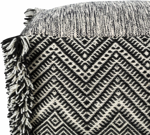 Retzbach Black Pouf