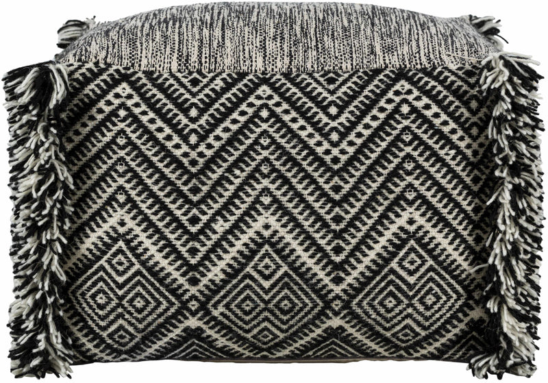 Retzbach Black Pouf