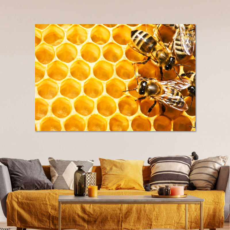 Honey Bee Hive Wall Art