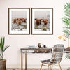Winter Highland Cows Wall Art